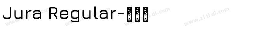 Jura Regular字体转换